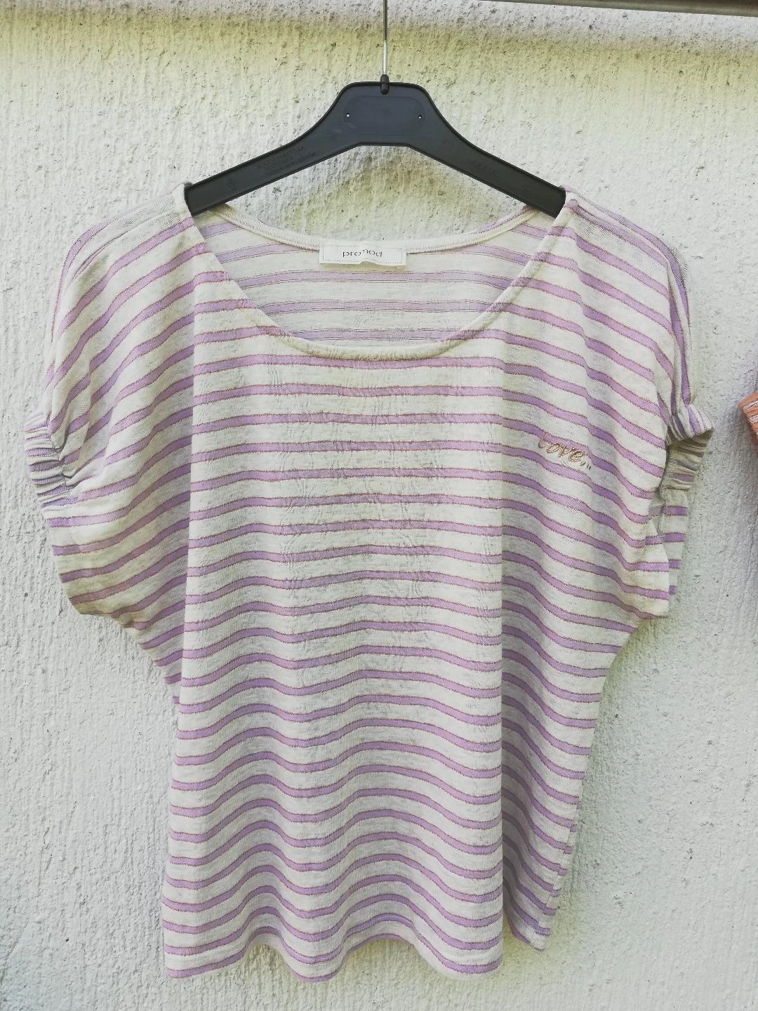 Lote de 2 camisetas ligeras y a rayas etiqueta T.L (imperfecciones) – photo 13